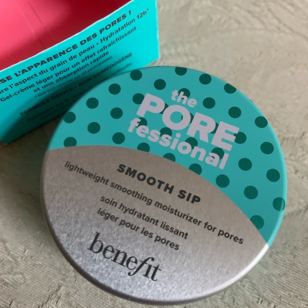 Benefit The Porefessional Smooth Sip Face Moisturizer Cream BNIB